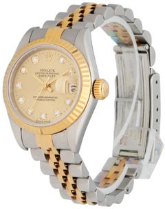 Rolex Datejust 69173 Diamond Dial Ladies Watch