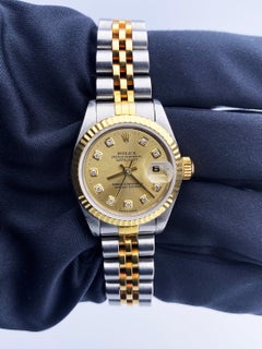 Rolex Datejust 69173 Diamond Dial Ladies Watch