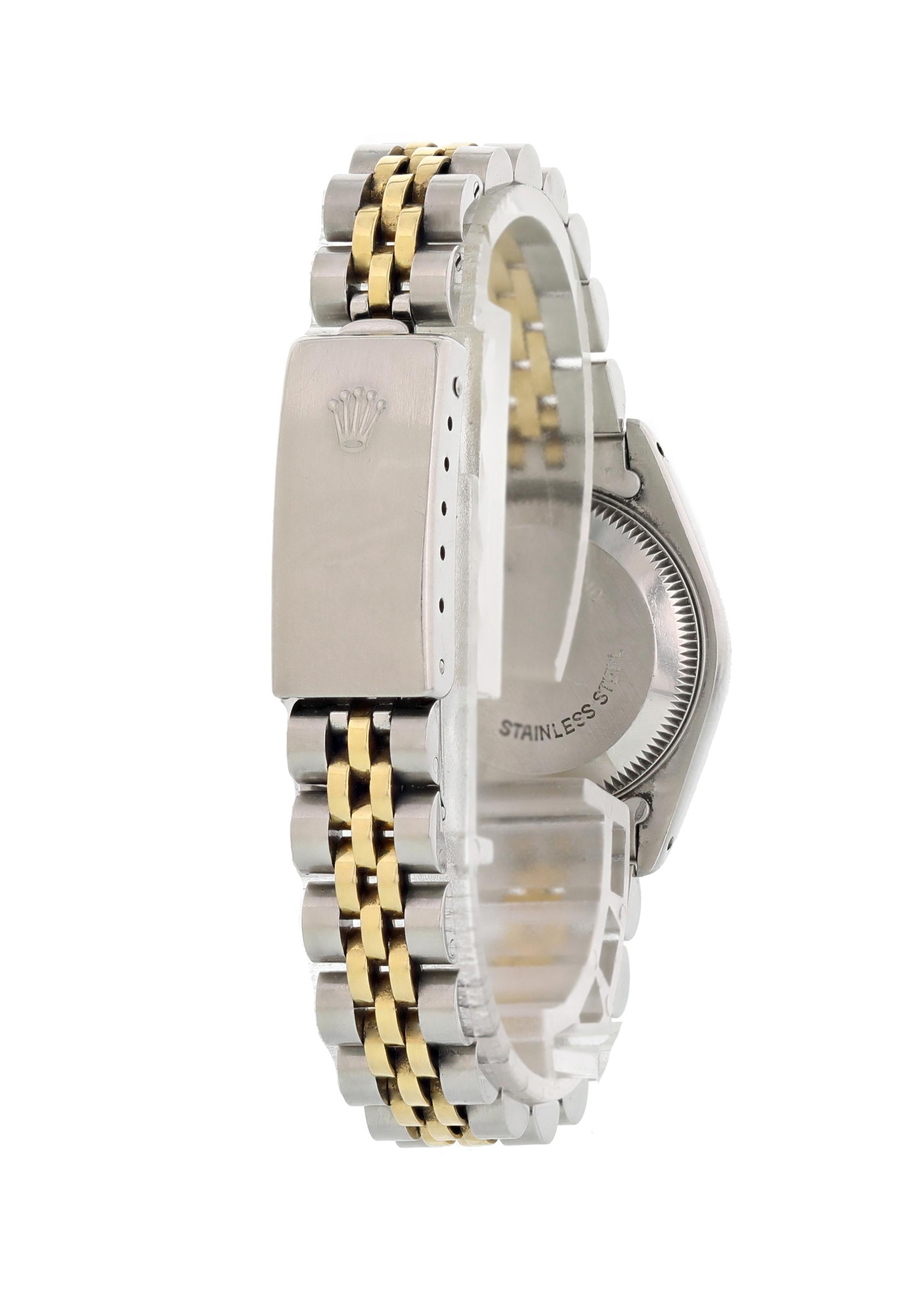 Women's Rolex Datejust 69173 Diamond Dial Ladies Watch