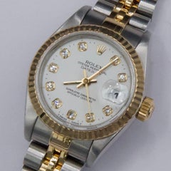 Rolex Datejust 69173 Diamond White Dial Ladies Watch