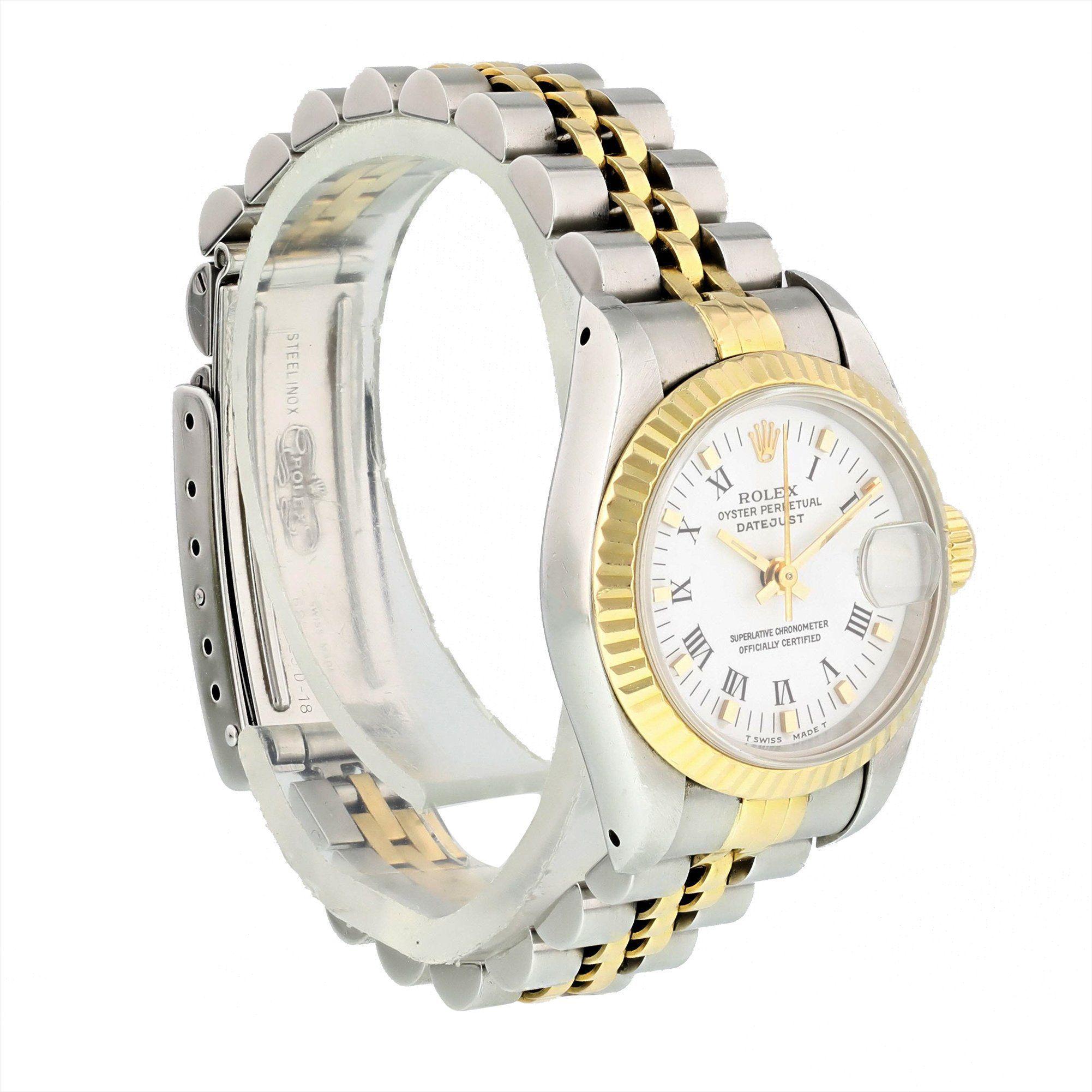 Women's Rolex Datejust 69173 Ladies Watch Box and Papers For Sale