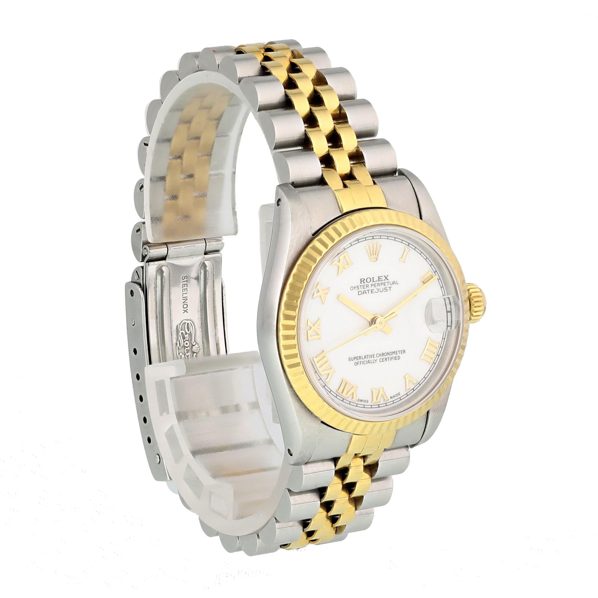 Rolex Datejust 69173 Ladies Watch In Excellent Condition In New York, NY