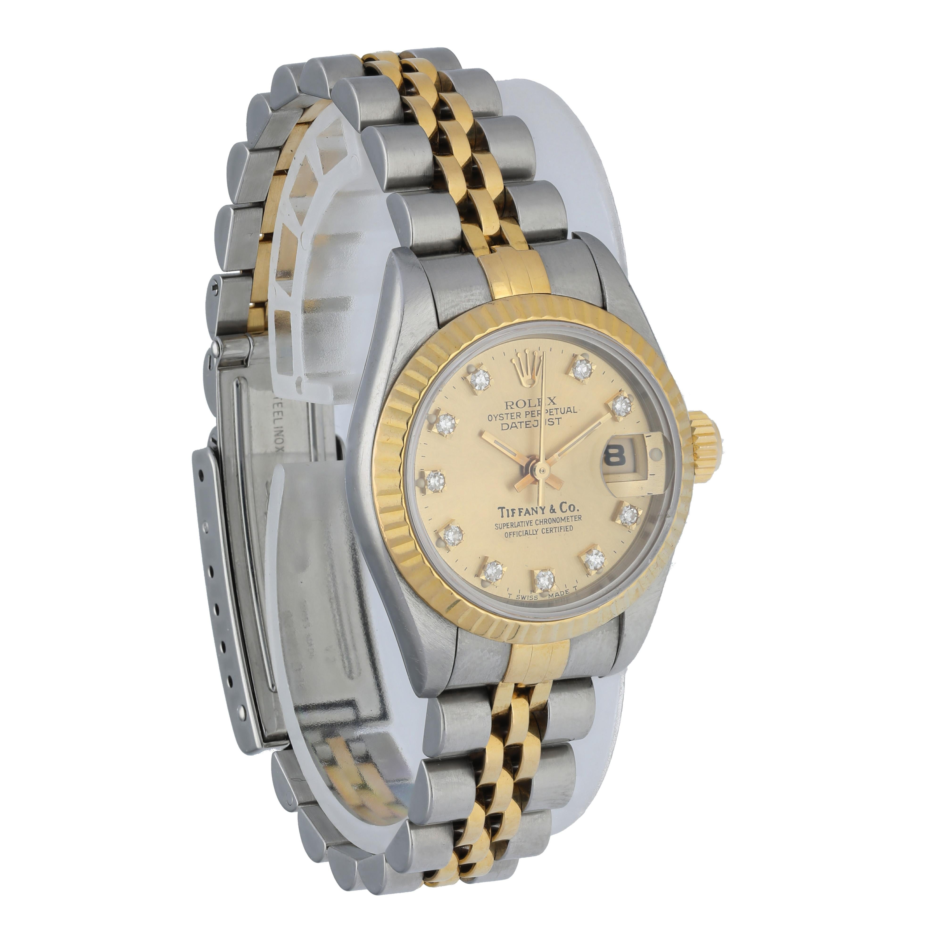 tiffany stamped rolex