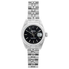 Rolex Datejust 69174, Black Dial, Certified and Warranty