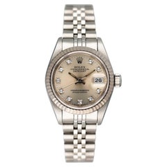 Rolex Datejust 69174 Diamond Dial Ladies Watch