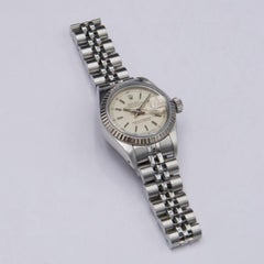 Rolex Datejust 69174 Linen Dial Ladies Watch Box Papers
