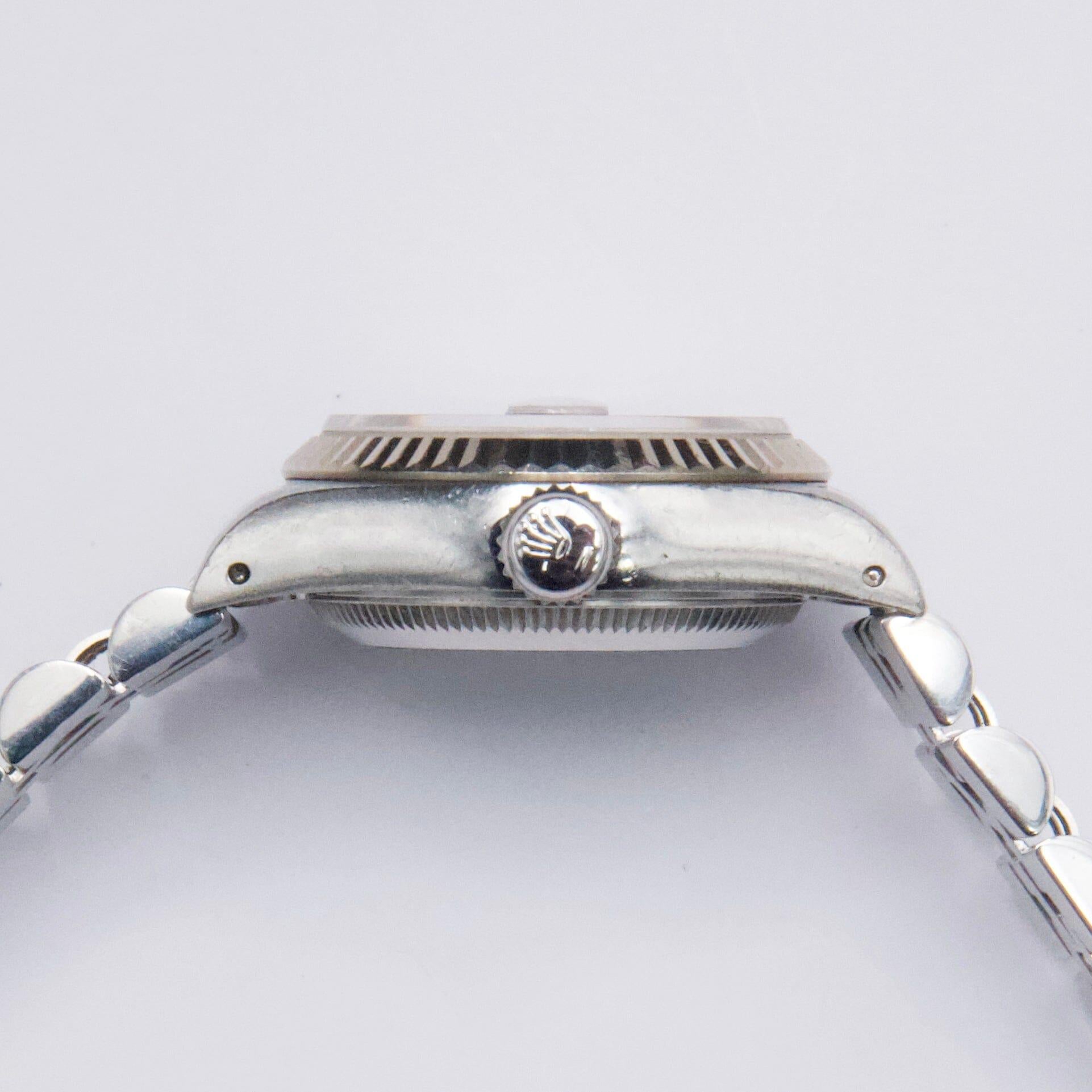 Rolex Datejust 69174 Sliver Dial Ladies Watch im Angebot 1