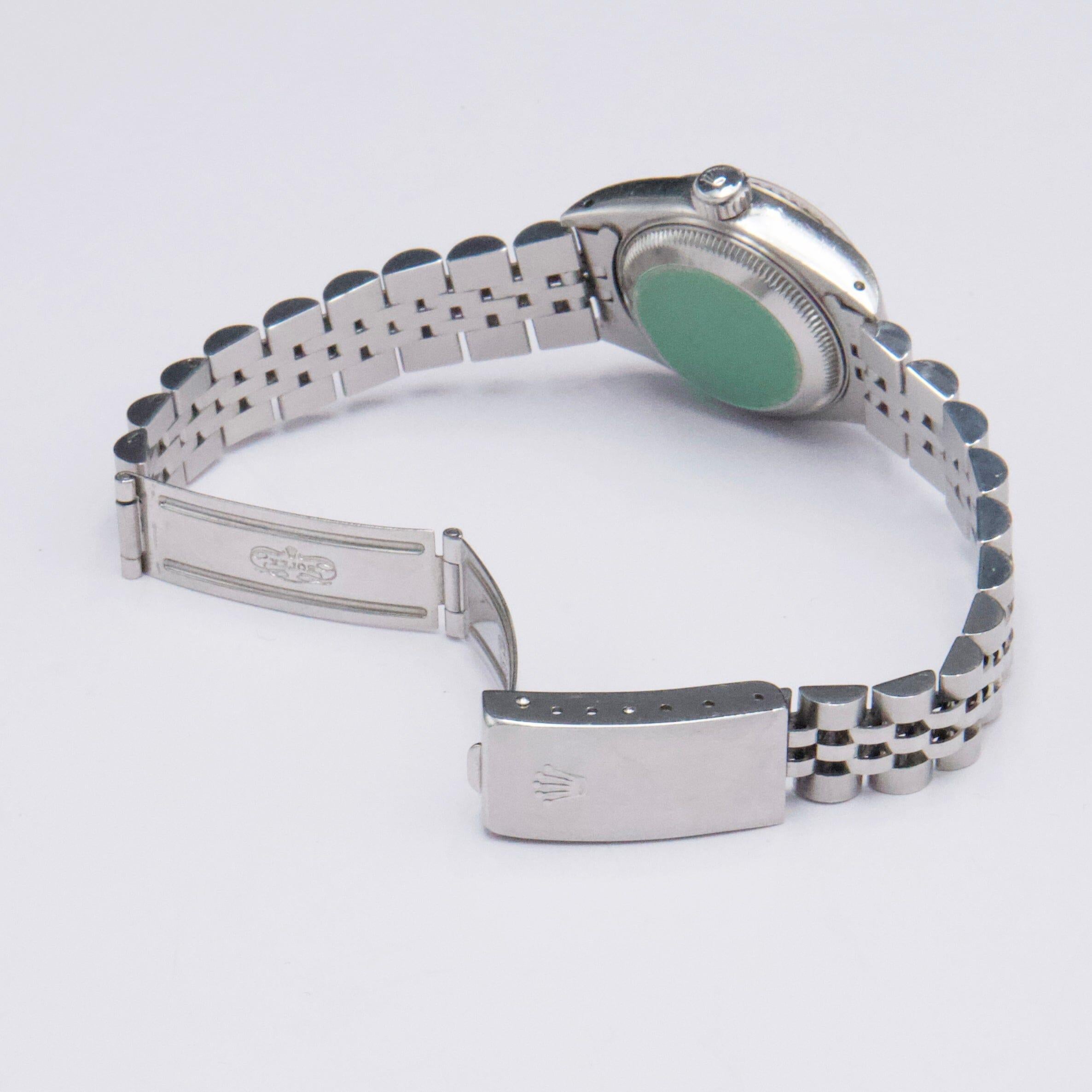 Rolex Datejust 69174 Sliver Dial Ladies Watch im Angebot 3