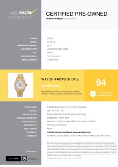 Rolex Datejust 69178, White Dial, Certified and Warranty