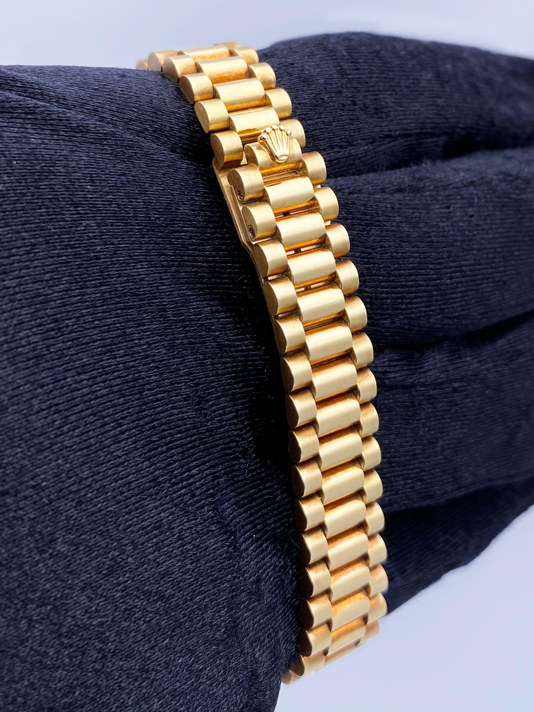 Rolex Datejust 69178 quadrante blu con vignette in oro giallo 18 carati per donna 2