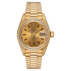 Rolex Datejust 69178 Champagne Dial Ladies Watch Box Papers