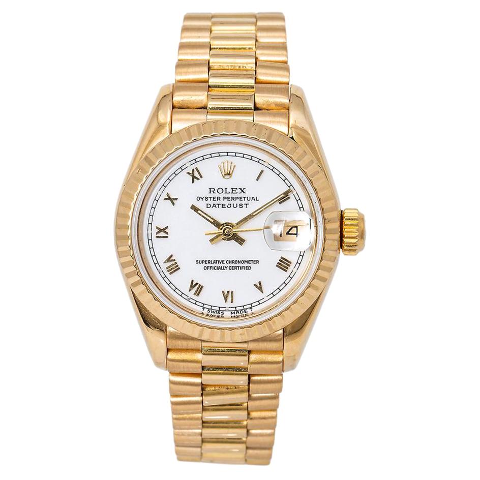 Rolex Datejust 69178, White Dial, Certified and Warranty For Sale