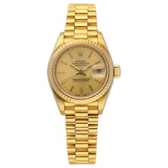 Vintage Rolex Datejust 69178 Yellow Gold Ladies Watch