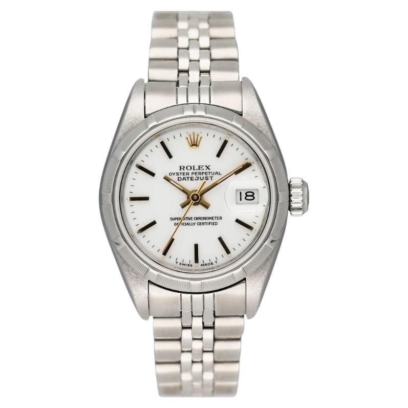 Rolex Datejust 69190 White Dial Ladies Watch