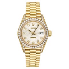 Rolex Datejust 69238 Diamond Anniversary Dial Ladies Watch