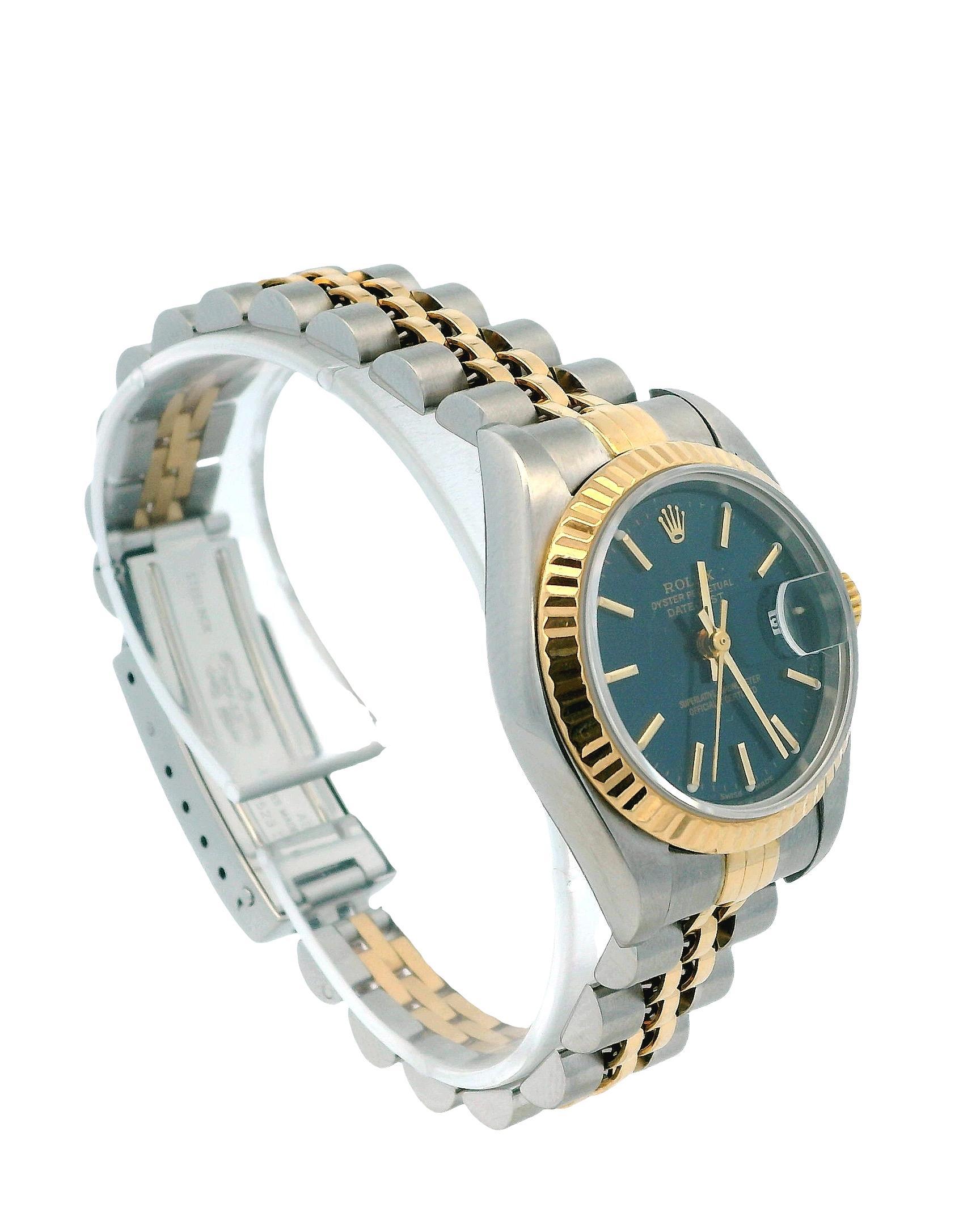 Rolex Datejust 79173 Esfera Azul Brazalete Jubilee  Mira en Bueno estado para la venta en Great Neck Plaza, NY