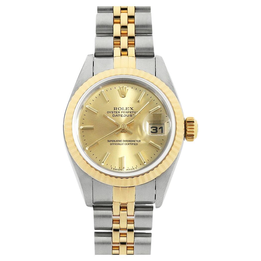 Rolex Datejust 79173 Champagne Dial, A Serial, Pre-Owned Ladies Watch