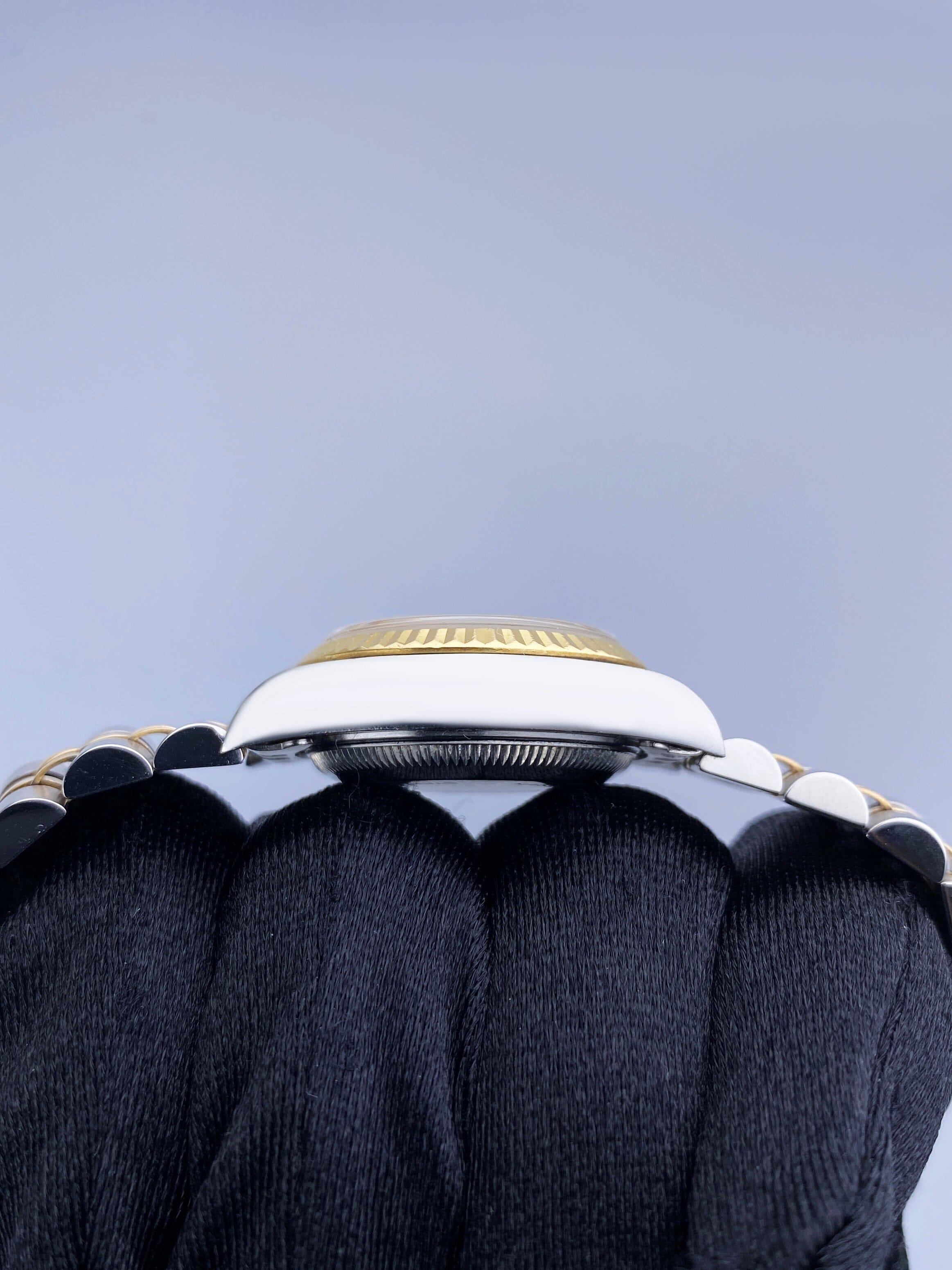 Rolex Datejust 79173 Champagne Dial Ladies Watch Box Papers For Sale at ...