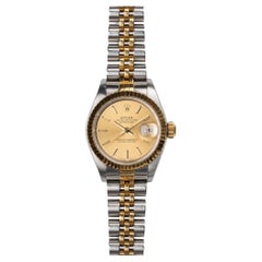 Rolex Datejust 79173 Champgane Dial 18K YG/SS A7 Serial 1999