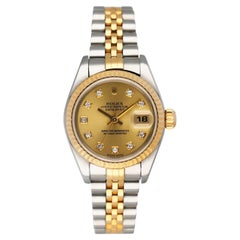 Rolex Datejust 79173 Diamond Dial Ladies Watch