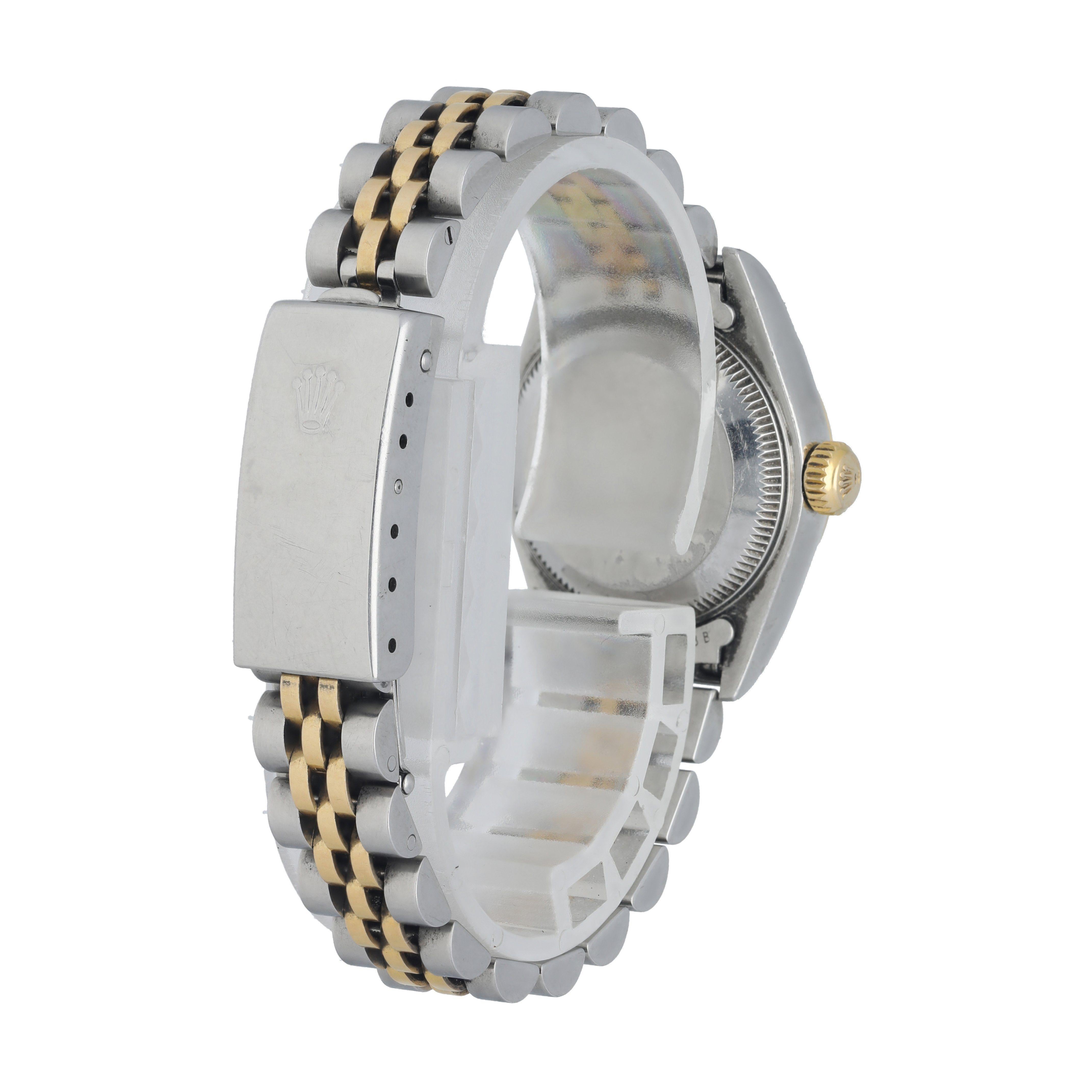 rolex datejust bicolor