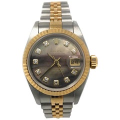 Rolex Datejust 79173 With 6.5 in. Band & Grey Dial
