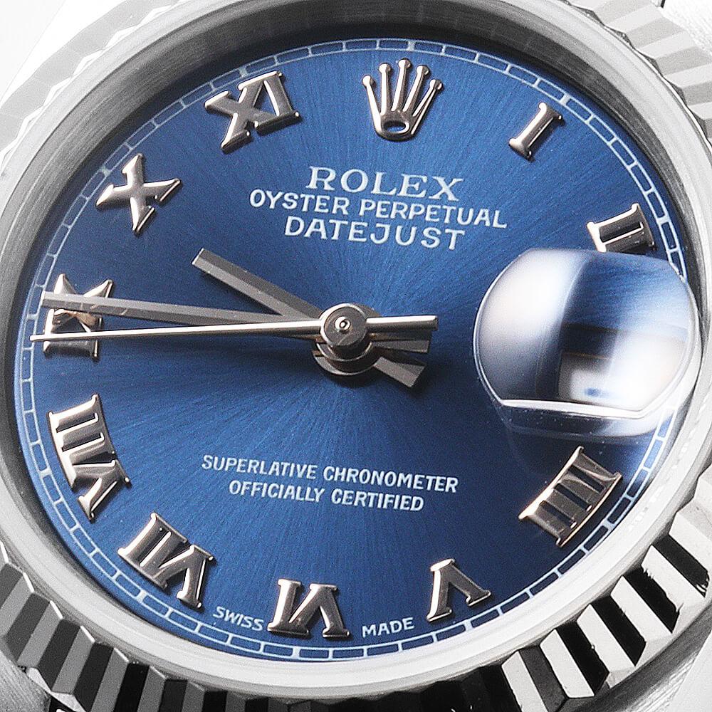 Rolex Datejust 79174 Ladies Watch, Blue Roman Dial, P Serial, Pre-Owned 2