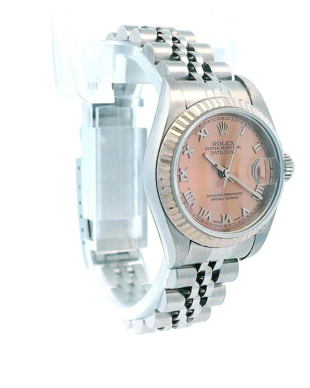 Rolex Datejust 79174 Ladies Watch Original Box & Papers In Excellent Condition In Great Neck Plaza, NY