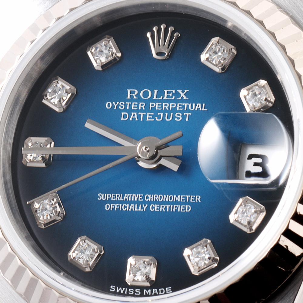 Rolex Datejust 79174G Blue Gradient Dial, K Series, Pre-Owned Ladies' Watch 2