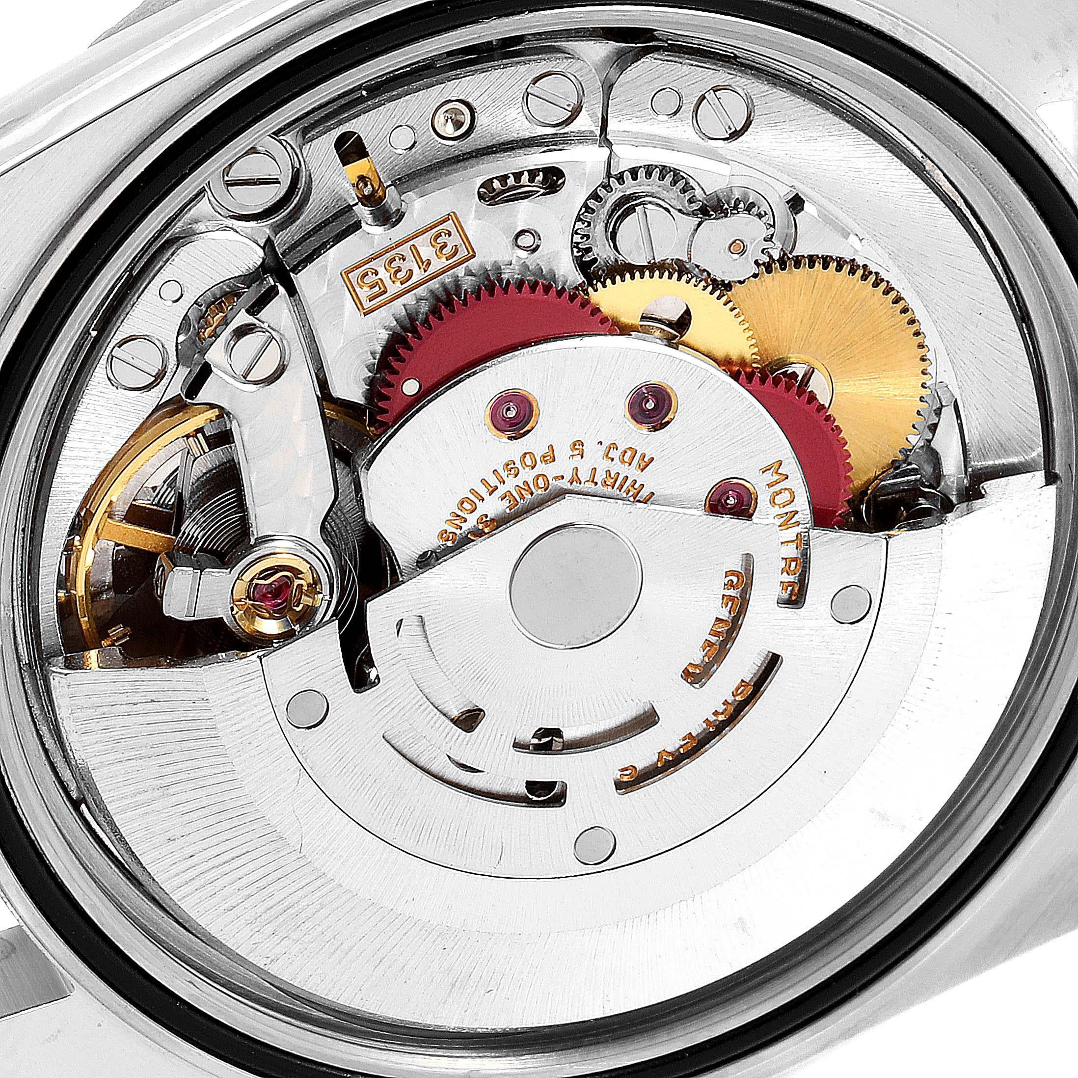 Rolex Datejust Anniversary Dial Jubilee Bracelet Steel Men's Watch 16220 For Sale 2