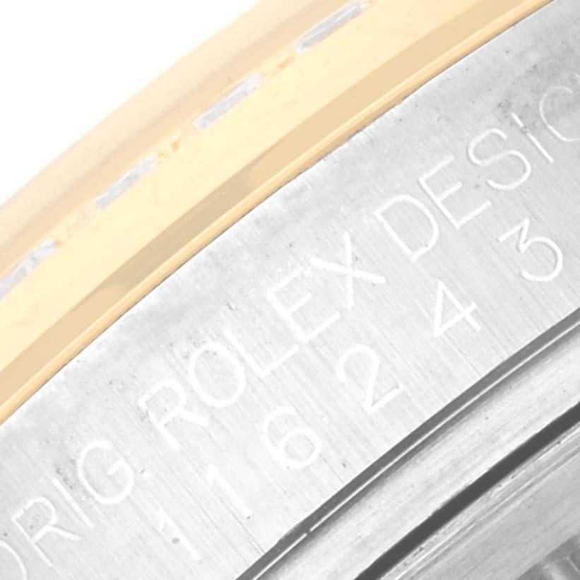 Rolex Montre Datejust anniversaire en acier, or jaune et diamants pour hommes 116243 en vente 4
