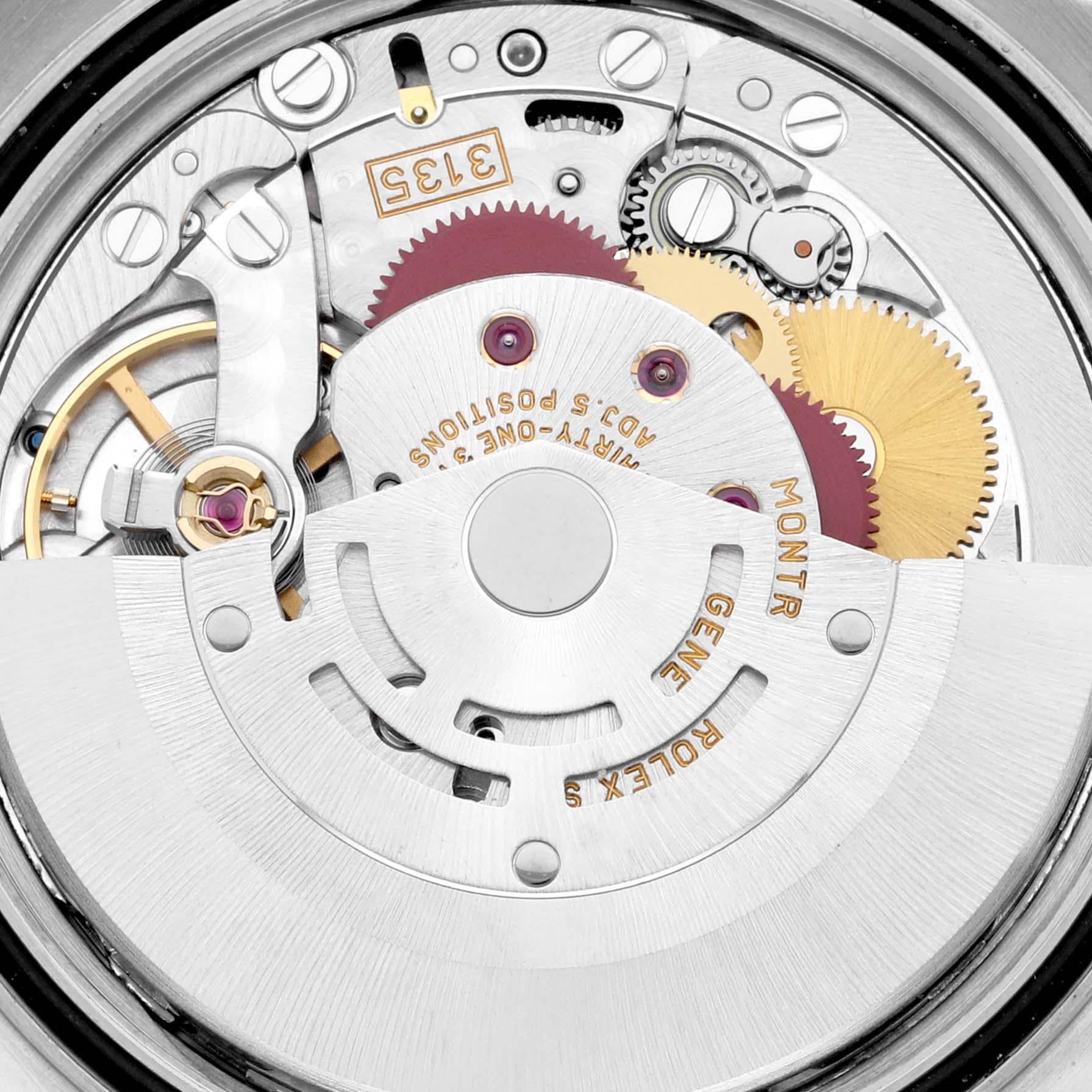 Rolex Datejust Jahrestag Diamant-Zifferblatt Stahl-Gelbgold-Uhr 16233 Box Papiere 4