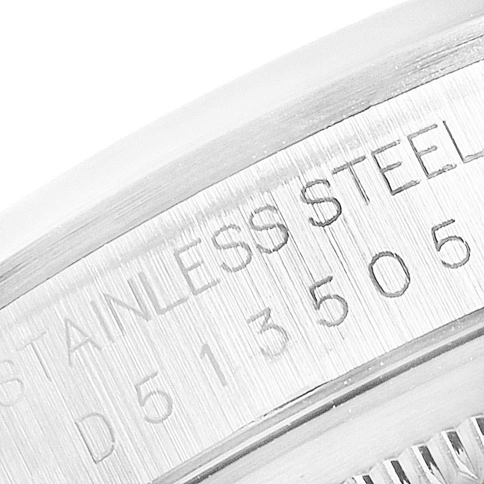 Rolex Datejust Anniversary Jubilee Dial Steel Men's Watch 16200 Box Papers For Sale 2