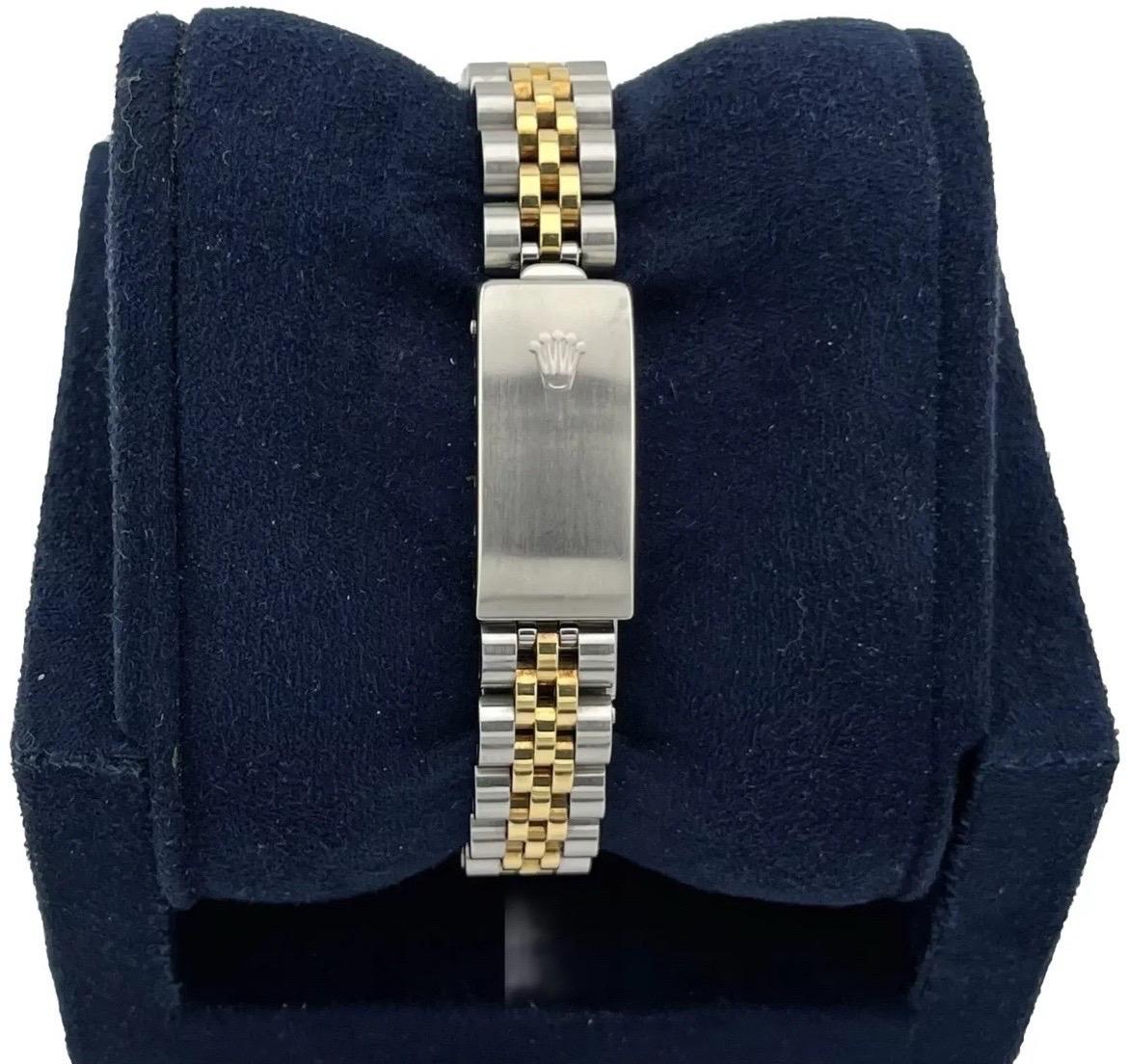 Women's Rolex Datejust Automatic Steel Yellow Gold Ladies Jubilee Bracelet Watch 69173 For Sale