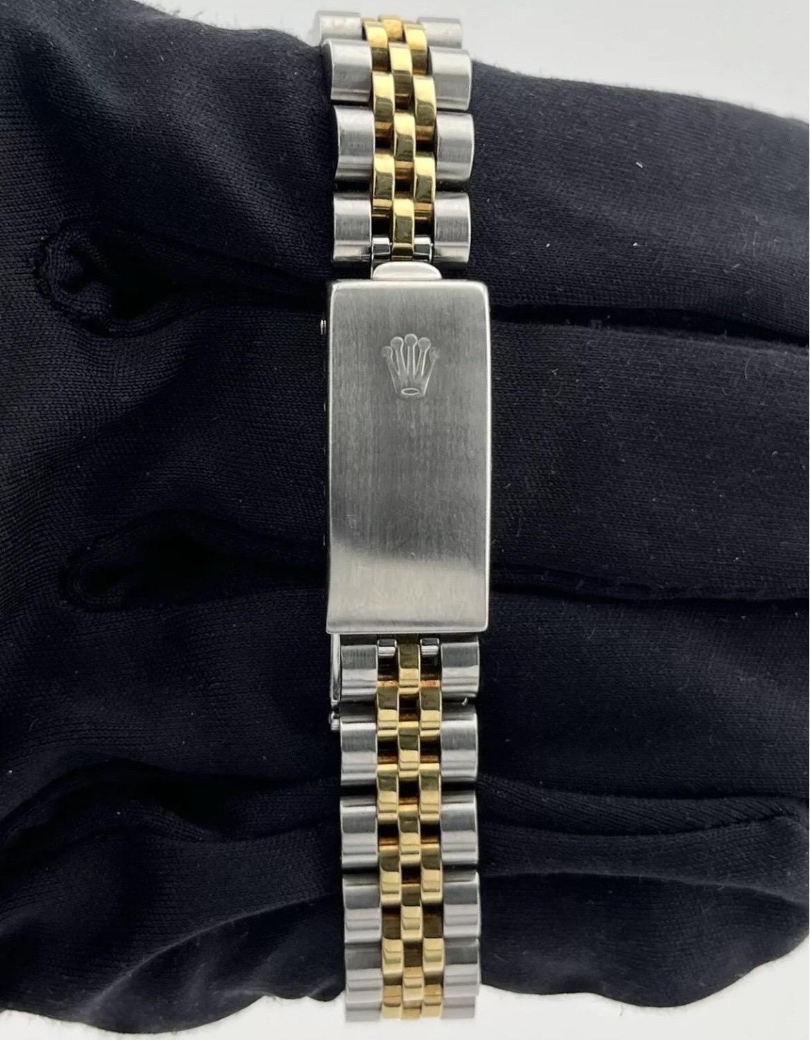 Rolex Datejust Automatic Steel Yellow Gold Ladies Jubilee Bracelet Watch 69173 For Sale 4