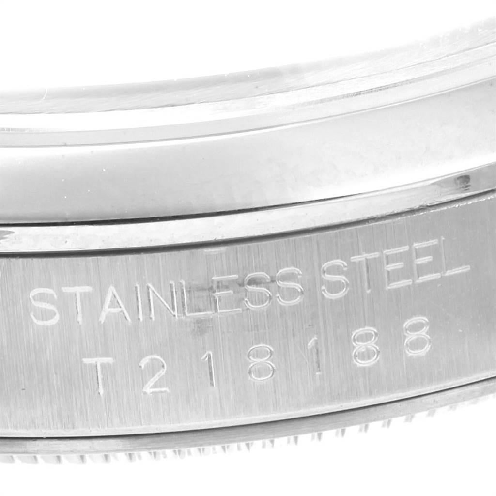 Rolex Datejust Black Dial Jubilee Bracelet Steel Men's Watch 16200 For Sale 4