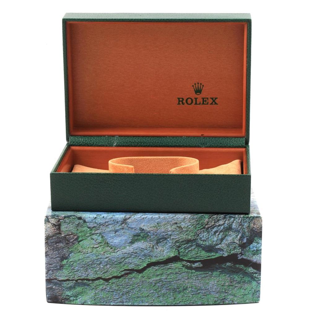 Rolex Datejust Black Dial Jubilee Bracelet Steel Men's Watch 16220 For Sale 10