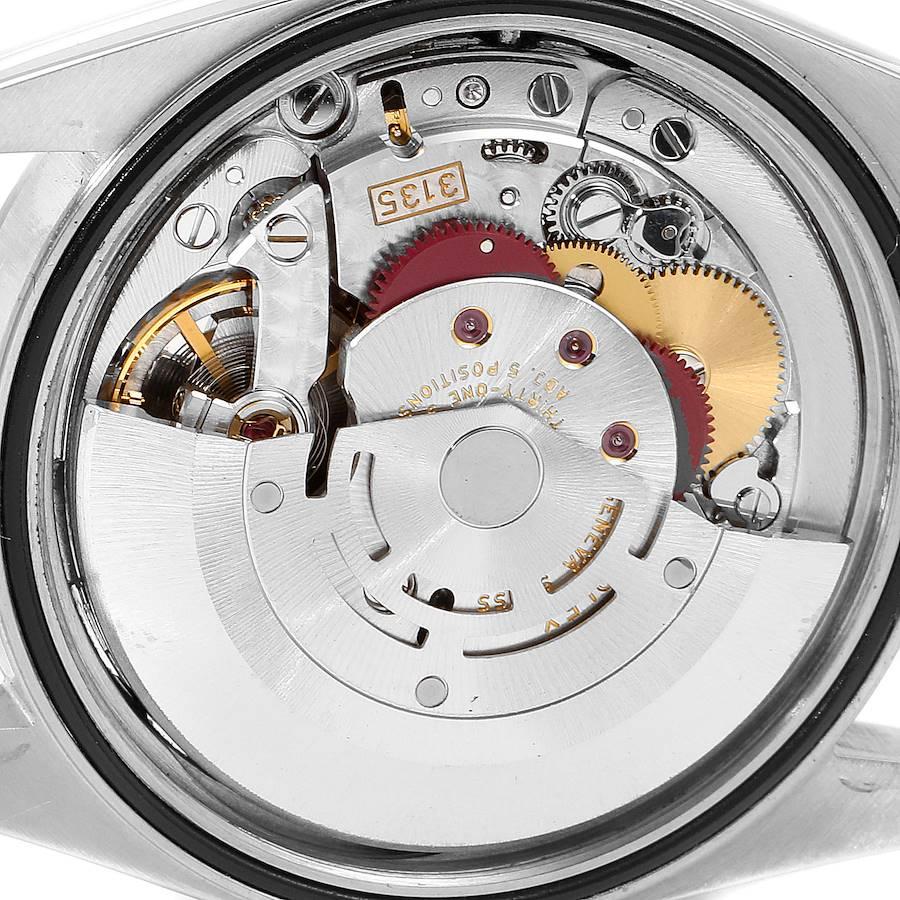 Rolex Datejust Black Dial Steel Men's Watch 16200 5