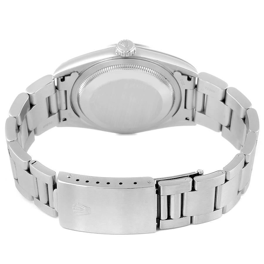 Rolex Datejust Black Dial Steel Men's Watch 16200 For Sale 6