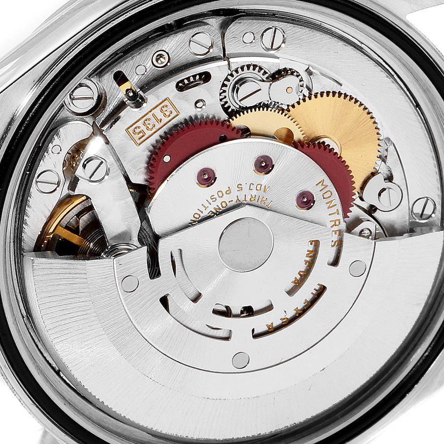 Rolex Datejust Black Dial Steel Men's Watch 16200 Papers 5