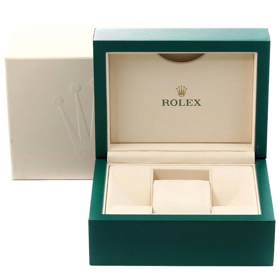 Rolex Datejust Black MOP Diamond Dial Bezel Steel Men's Watch 116244 Box For Sale 5