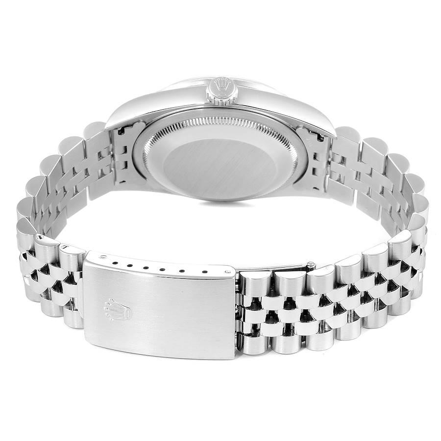 Rolex DateJust Blue Dial Jubilee Bracelet Steel Men's Watch 16220 For Sale 6