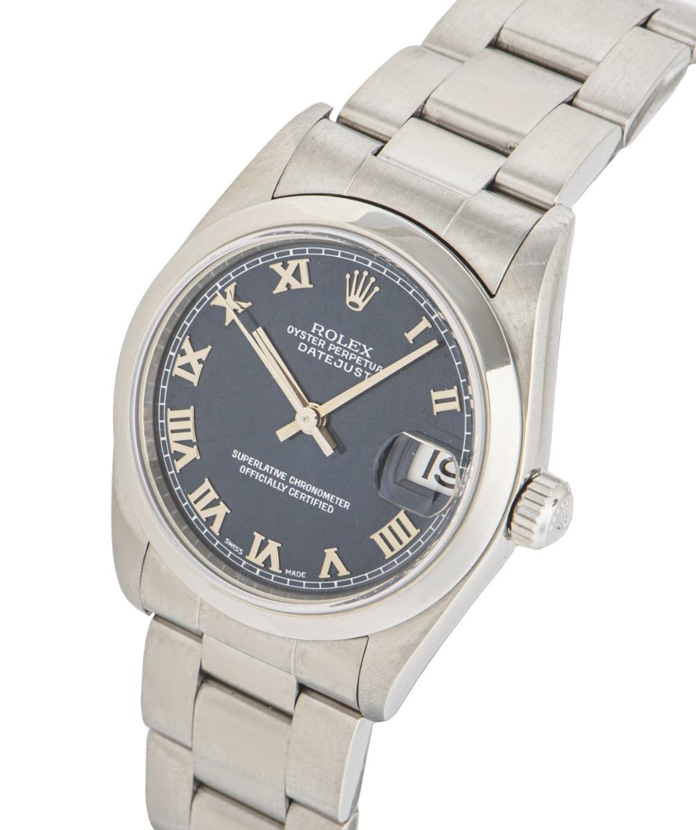 Women's Rolex Datejust Blue Dial Stainless Steel 78240