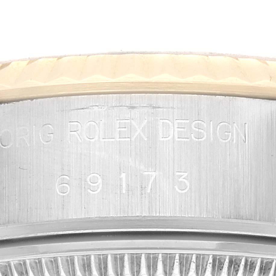 Rolex Montre Datejust en acier et or jaune pour femmes 69173 Pour femmes en vente