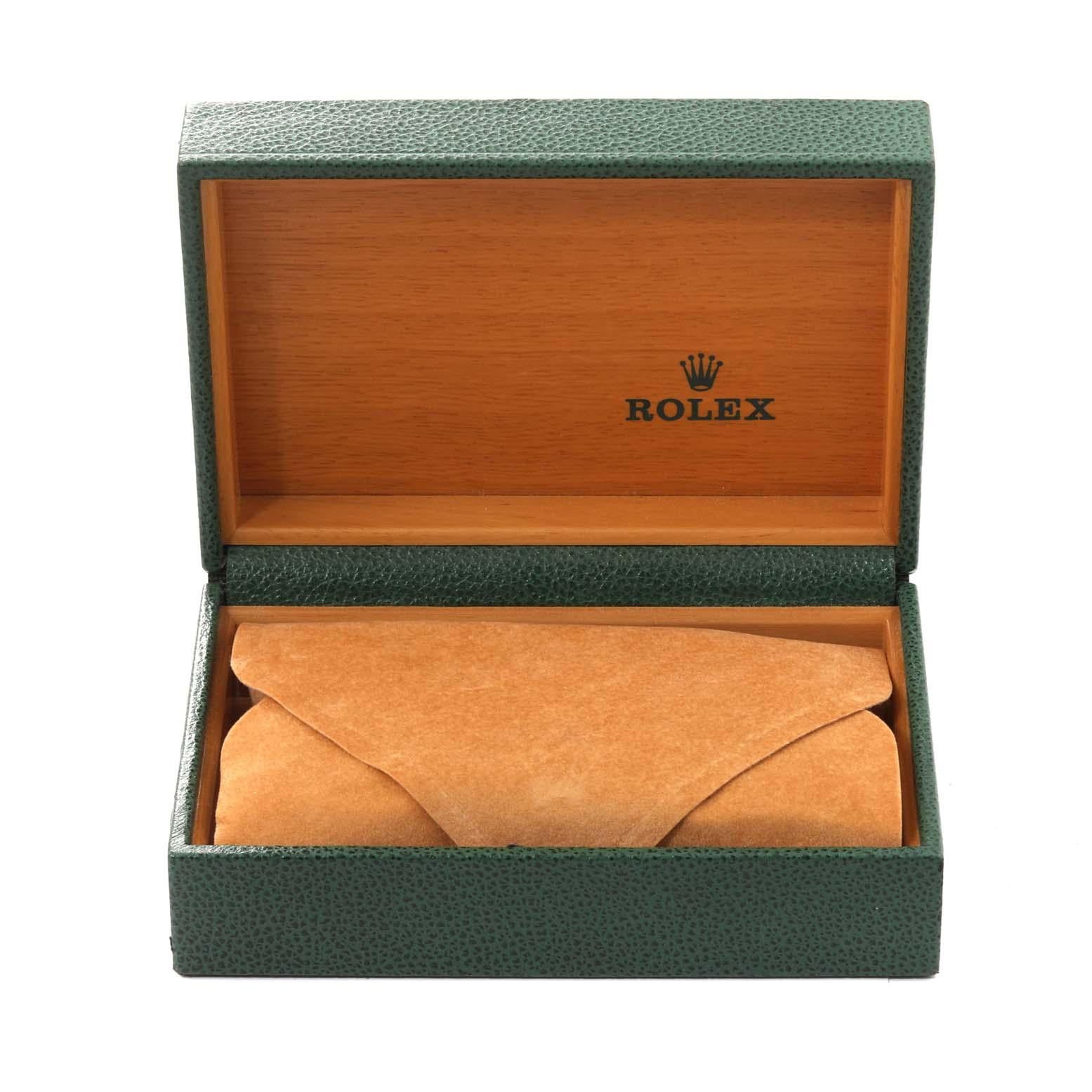  Rolex Montre Datejust pour hommes 16234 avec cadran bleu en acier et or blanc Pour hommes 