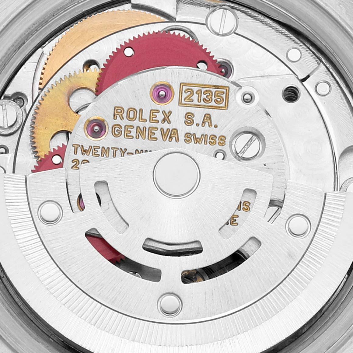 Rolex Datejust Blue Diamond Dial Steel Yellow Gold Ladies Watch 69173 4
