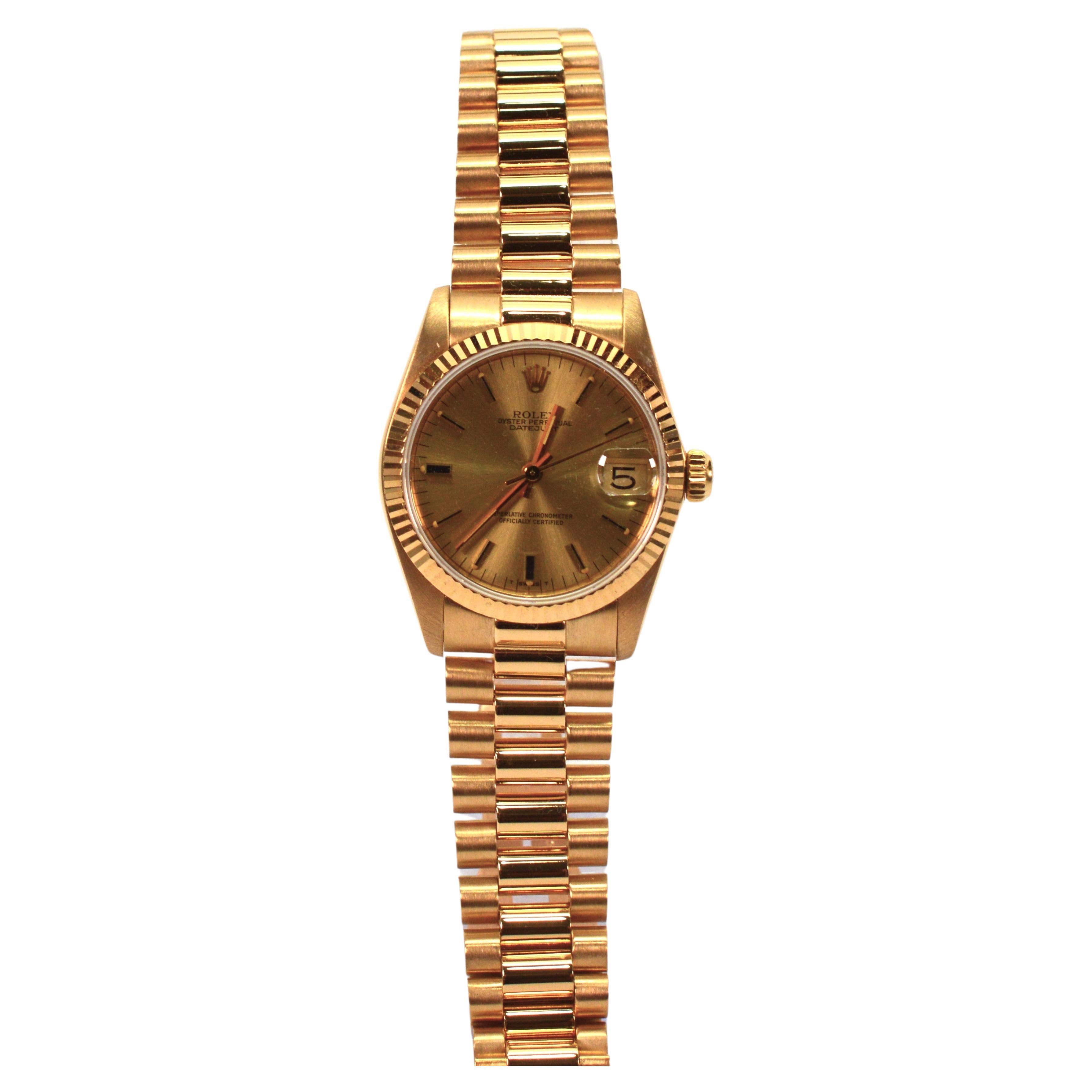 pre owned gold rolex