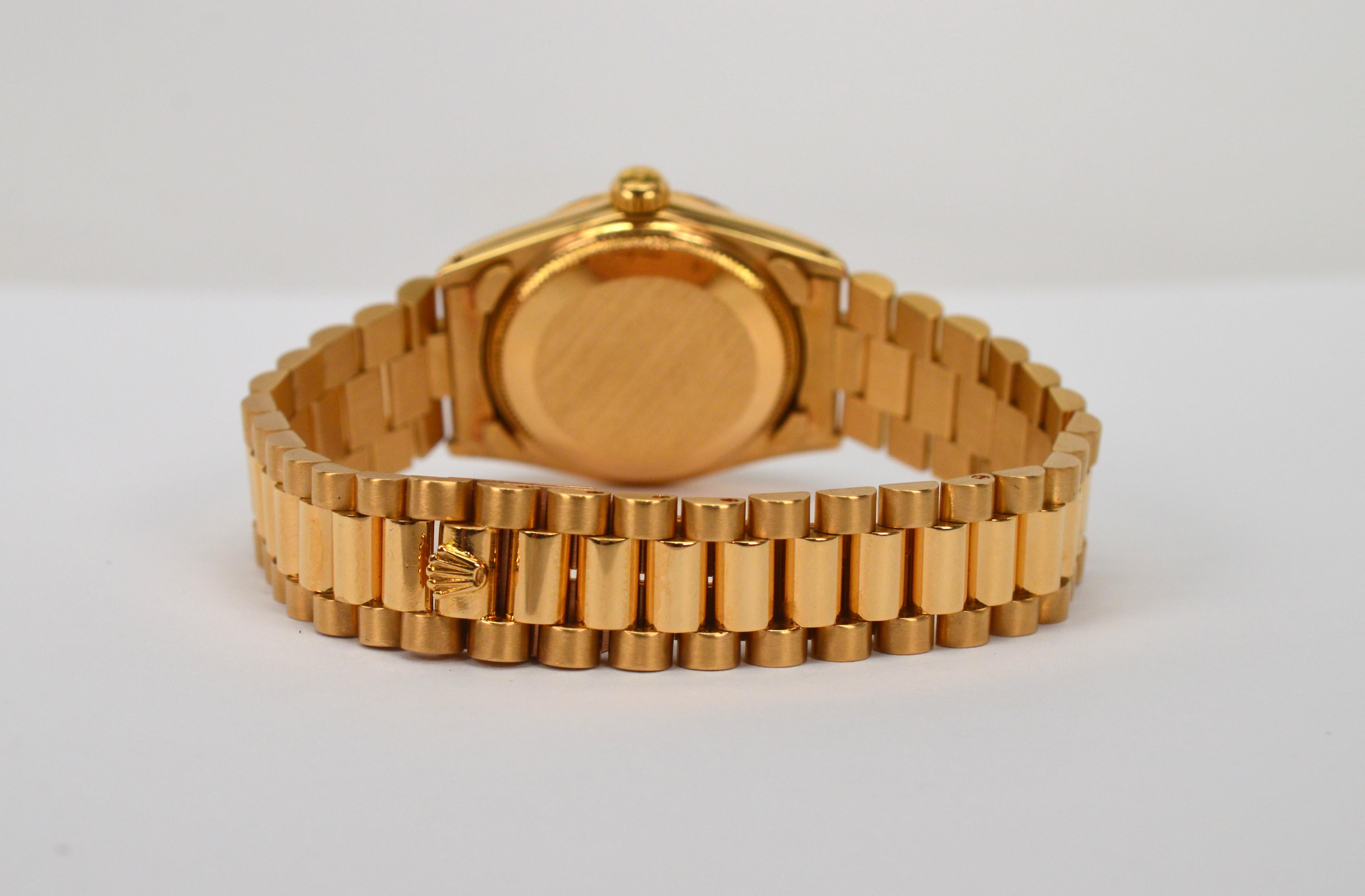 rolex 18k gold watch price