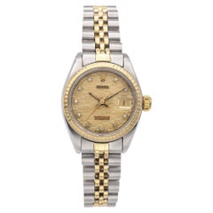 Rolex Datejust Chevy Diamond Dial Steel & 14K Gold Ladies Watch