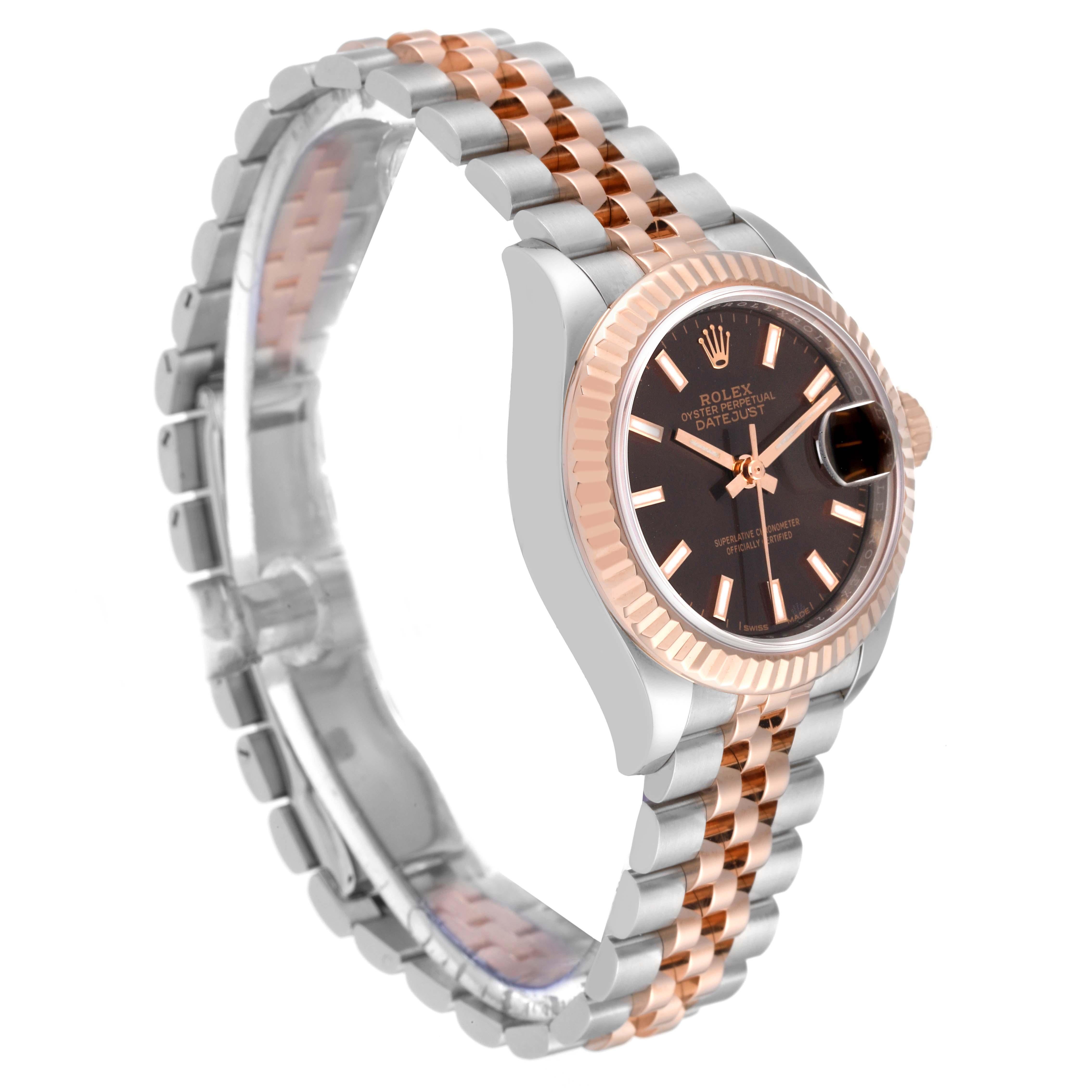 datejust chocolate rose gold